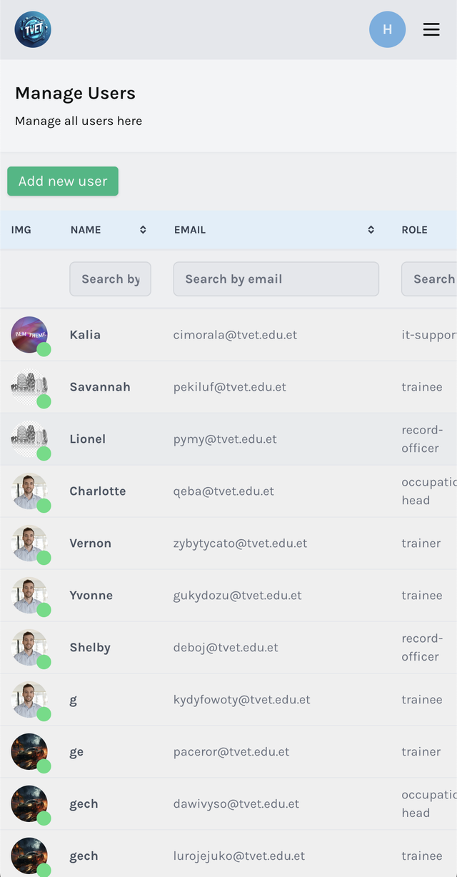 TVET Student Management System