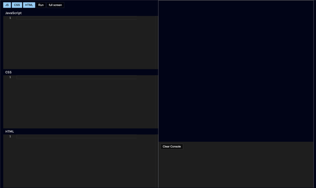 Interactive Code Playground